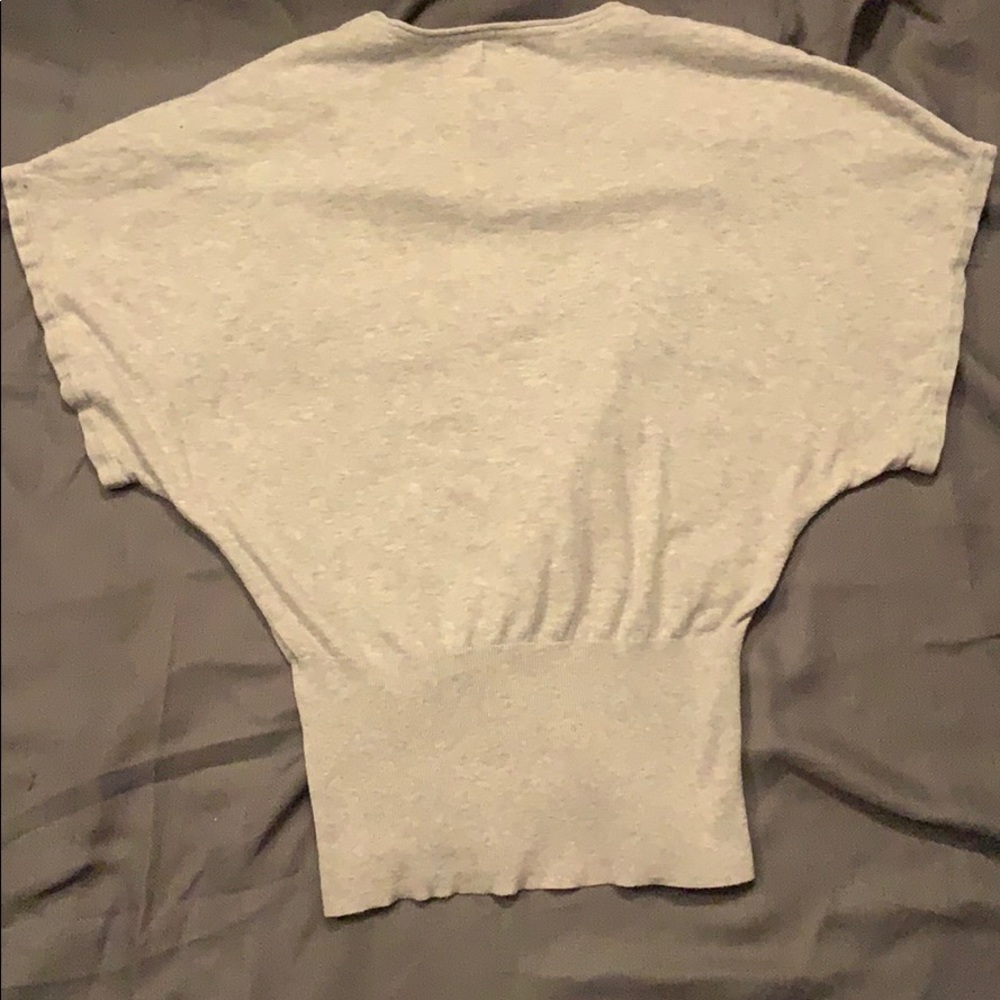 Express Grey Ribbed Shirt - Picture 10 of 10